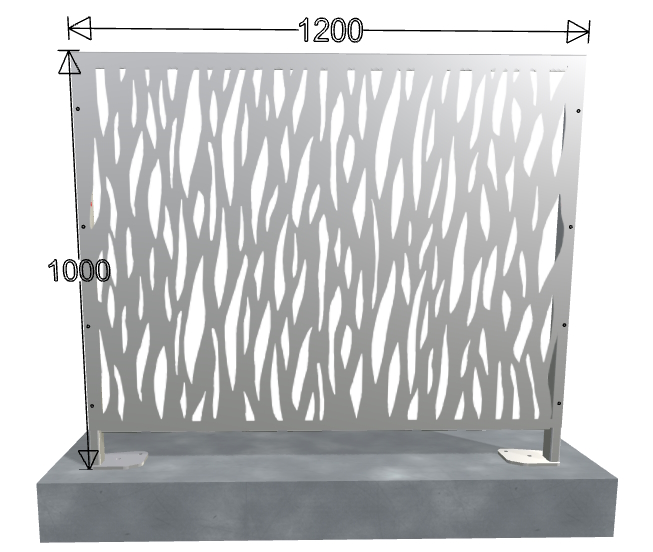 Garde corps STRILLER ZEN Blanc RAL 9010 par Dampere