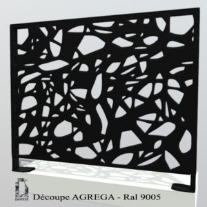 Garde-corps-tole-perforee-Agrega-RAL-9005-Noir-fonce-DAMPERE