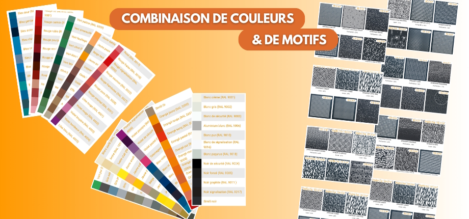 Garde-corps Express - Dampere - Choix motifs et couleurs Garde-corps Express - Dampere - Choix motifs et couleurs