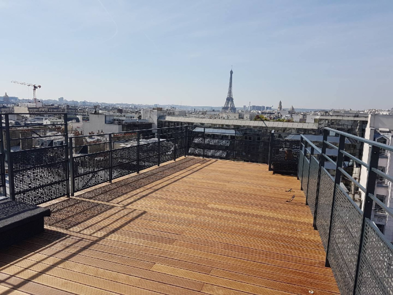 garde corps terrasse paris tour eiffel dampere